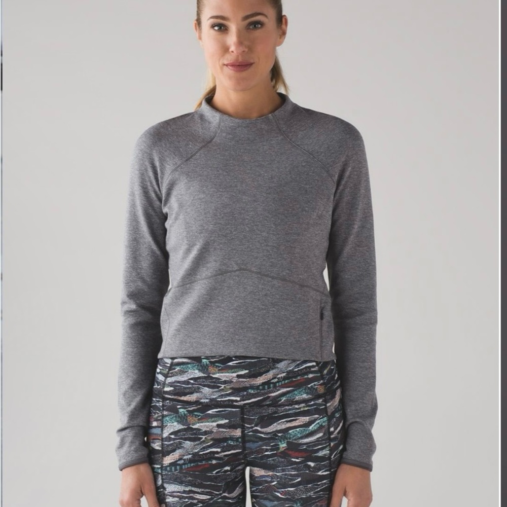 Lululemon Athletica Rulu Hill and Valley Mock Neck